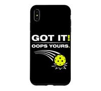 Carcasa para iPhone XS MAX Got it! Oops Yours Divertido Jugador de Pickleball