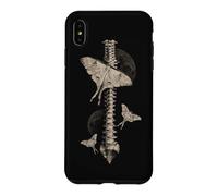 Carcasa para iPhone XS MAX Gótico Polilla Anatomía Columna Luna Oculto Naturaleza