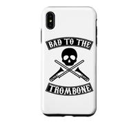 Carcasa para iPhone XS MAX Gráfico de Bad To The Trombone Pun Skull