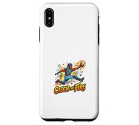 Carcasa para iPhone XS MAX Gráfico de Captura de acción de béisbol Catch The Fire