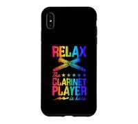 Carcasa para iPhone XS MAX Gráfico de Estrellas Relax The Clarinet Player Is Here