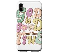 Carcasa para iPhone XS MAX Gráfico de fe Floral God Is Good All The Time