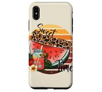Carcasa para iPhone XS MAX Gráfico de sandía Dulce de Verano, Estilo Retro