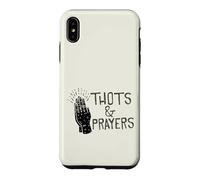 Carcasa para iPhone XS MAX Gráfico humorístico de Parodia Divertida de THOTS & Prayers