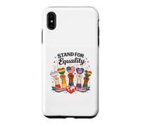 Carcasa para iPhone XS MAX Gráfico Inspirador Stand For Equality Diversity Unity