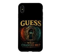 Carcasa para iPhone XS MAX Gráfico Oculto Vintage Guess What Changed Me Mystery Eye