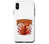 Carcasa para iPhone XS MAX Gráfico Picante de Salsa flameante Inferno Burst