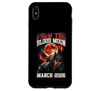 Carcasa para iPhone XS MAX Gráfico Retro de I Saw The Blood Moon 2026 Howling Wolves