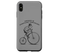 Carcasa para iPhone XS MAX Gráfico significativo de Tomfoolery Penny-Farthing Bullfrog
