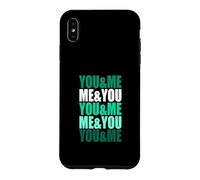 Carcasa para iPhone XS MAX Gráfico Verde Azulado Claro Aqua Color You&Me&You&Me Teal Aqua