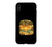 Carcasa para iPhone XS MAX Gráfico Vintage de Puesta de Sol I'Ll Follow You Into The Sun