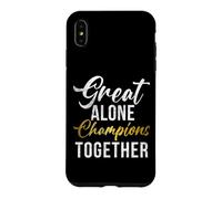 Carcasa para iPhone XS MAX Grandes campeones Solos Juntos Deporte Equipo