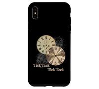 Carcasa para iPhone XS MAX Grandfather Alarm Clock Time Tick Tock Clock T-Shirt