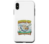 Carcasa para iPhone XS MAX Graveyard Shift Graduate Night Hustle Life