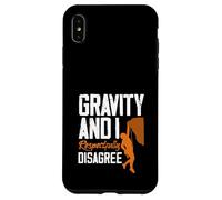 Carcasa para iPhone XS MAX Gravity and I Respectfully Disagree Escalar Divertido