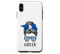 Carcasa para iPhone XS MAX Greek Girl Greek Heritage Greece Flag