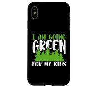 Carcasa para iPhone XS MAX Green Planet Me Estoy volviendo Verde para el Medio Ambiente de mis Hijos