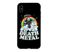 Carcasa para iPhone XS MAX Grim Reaper Riding Unicorn | Death Metal Pastel Goth