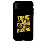 Carcasa para iPhone XS MAX Guantes de Boxeo Divertidos Retro con Texto en inglés «There Is No Crying In Boxing»