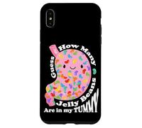 Carcasa para iPhone XS MAX Guess How Many Jelly Beans Are in my Tummy Funny Kawaii
