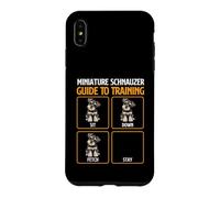 Carcasa para iPhone XS MAX Guía de Entrenamiento Schnauzer Miniatura - Schnauzer Dog Mom