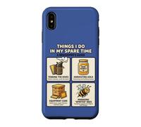 Carcasa para iPhone XS MAX Guía del Apicultor Cosas Que Hago en mi Tiempo Libre Bee Men