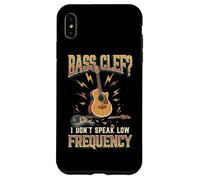 Carcasa para iPhone XS MAX Guitarra acústica Divertida de Baja frecuencia I Don't Speak
