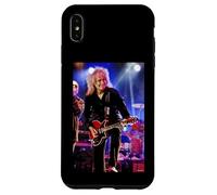 Carcasa para iPhone XS MAX Guitarrista Brian May Queen & Adam Lambert por Dick Barnatt