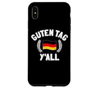 Carcasa para iPhone XS MAX Guten Tag Y'all Biergarten Germany Flag German Beer Festival