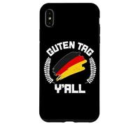 Carcasa para iPhone XS MAX Guten Tag Y'all Biergarten Germany Flag German Beer Festival