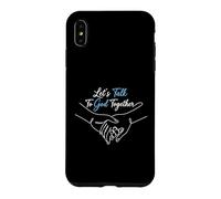 Carcasa para iPhone XS MAX Hablemos con Dios Juntos Grupo de Oración Cristiana