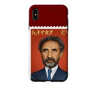 Carcasa para iPhone XS MAX Haile Selassie Vintage Stamp Ethiopian Emperor Rastafari