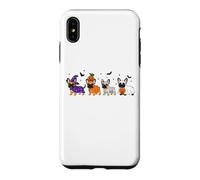 Carcasa para iPhone XS MAX Halloween Frenchie Bulldog Amante de los Perros Perro Espeluznante Halloween