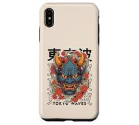 Carcasa para iPhone XS MAX Hannya Oni Máscara Diablo Yokai Demonio Japonés Tatuaje Máscara Oni