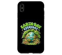Carcasa para iPhone XS MAX Happy EarthDay Save The Planet Kawaii Día de la Tierra Todos los días