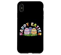 Carcasa para iPhone XS MAX Happy Easter Block Building Ladrillo Constructor Maestro Constructor