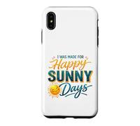 Carcasa para iPhone XS MAX Happy Sunny Days Sonriente Sol Verano Amante