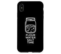 Carcasa para iPhone XS MAX Harina Agua Sal Tiempo Panadero Entusiasta Panadero de Masa Madre