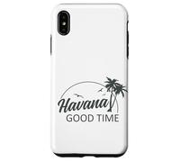 Carcasa para iPhone XS MAX Havana Good Time Funny Island Vacation Pun Travel Retro
