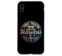 Carcasa para iPhone XS MAX Hawaii Family Vacation 2026 Trip Here We Come Matching Squad