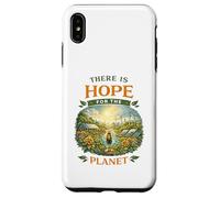 Carcasa para iPhone XS MAX Hay Esperanza para el Planeta Solarpunk Día de la Tierra Vida Verde