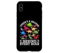 Carcasa para iPhone XS MAX Hay una razón detrás de Cada Rugido Lindo Dinosaurio SPED Autismo