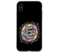 Carcasa para iPhone XS MAX Heal Grow Manifest Flow Spiritual Wellness Mindset -