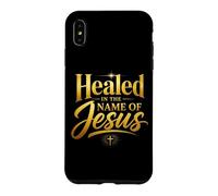 Carcasa para iPhone XS MAX Healed in The Name of Jesus - Christian Faith Proclamation