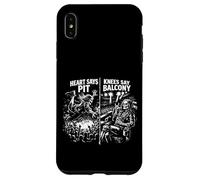 Carcasa para iPhone XS MAX Heart Says Pit Knees Say Balcony Festival de música Heavy Metal