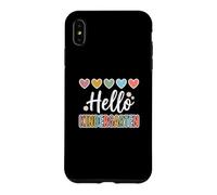 Carcasa para iPhone XS MAX Hearts Back to School Hello Kindergarten