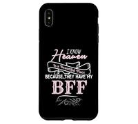 Carcasa para iPhone XS MAX Heaven Is Beautiful My BFF Memorial Dolor Pérdida