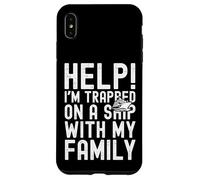 Carcasa para iPhone XS MAX Help I'm Trapped On A Ship with My Family Funny Cruise