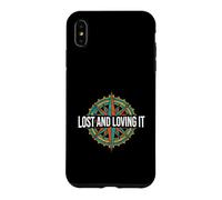 Carcasa para iPhone XS MAX Hiking Compass Topography Lost and Loving It