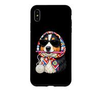 Carcasa para iPhone XS MAX Hilo de Ganchillo Cuadrado Australiano de Perro Pastor Australiano